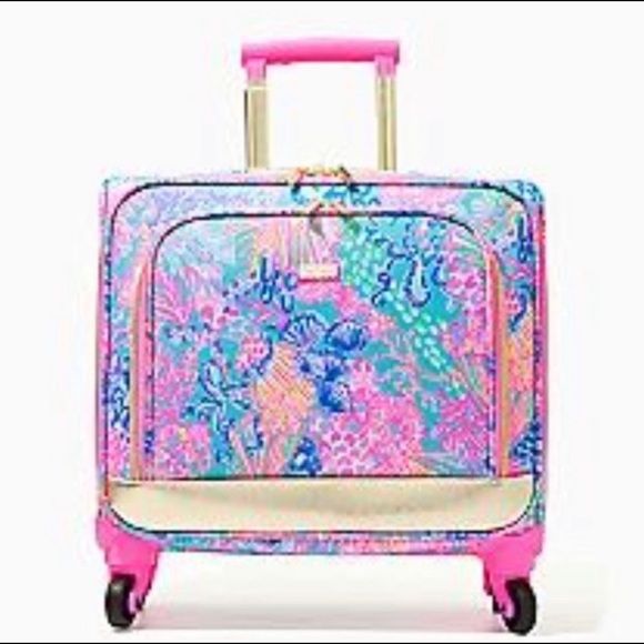 Lilly Pulitzer 3 PIECE luggage / suitcase set - Picture 3 of 6